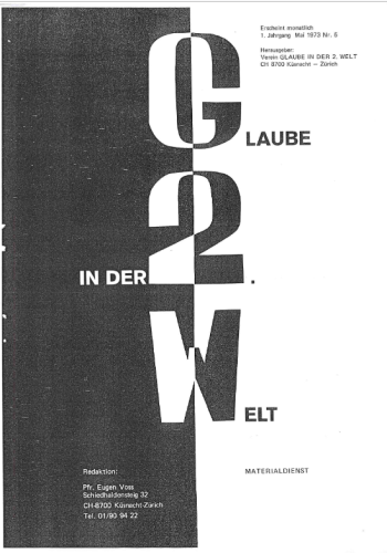 G2W 1973 05 Materialdienst