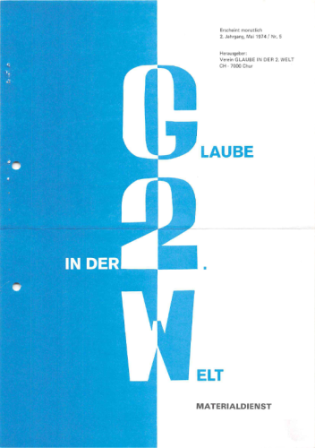 G2W 1974 05 Materialdienst