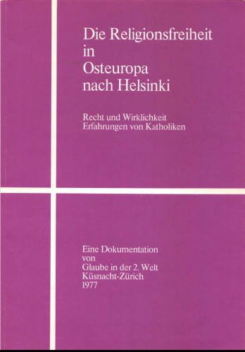 SV Die Religionsfreiheit in Osteuropa nach Helsinki (1977)