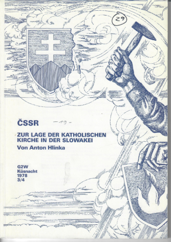 SV CSSR - Zur Lage der Katholischen Kirche in der Slowakei (1978)