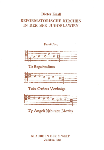 SV Reformatorische Kirchen in der SFR Jugoslawien (1981)