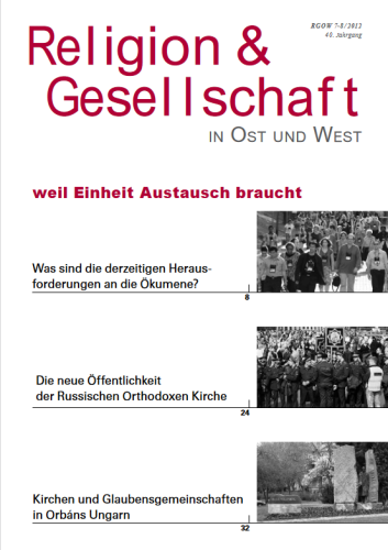 RGOW 2012 07-08: weil Einheit Austausch braucht