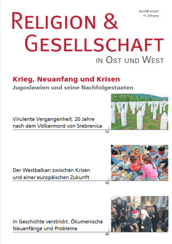 RGOW 2015 09: Krieg, Neuanfang und Krisen: Jugoslawien und seine Nachfolgestaaten