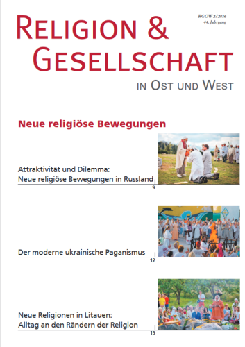 RGOW 2016 02: Neue religiöse Bewegungen