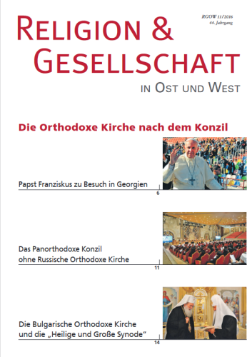 RGOW 2016 11: Die Orthodoxe Kirche nach dem Konzil